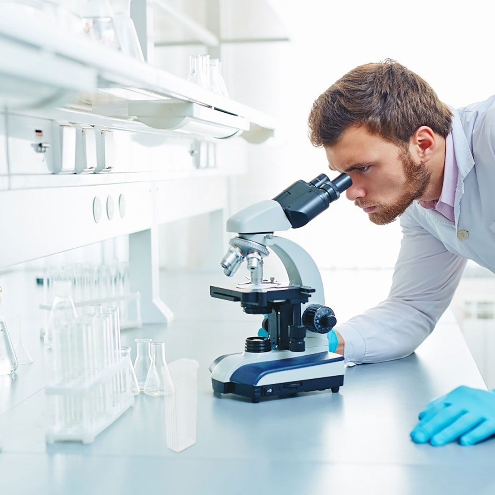 Pathology Slide Storage - 10 قطع من صناديق تخزين الشرائح