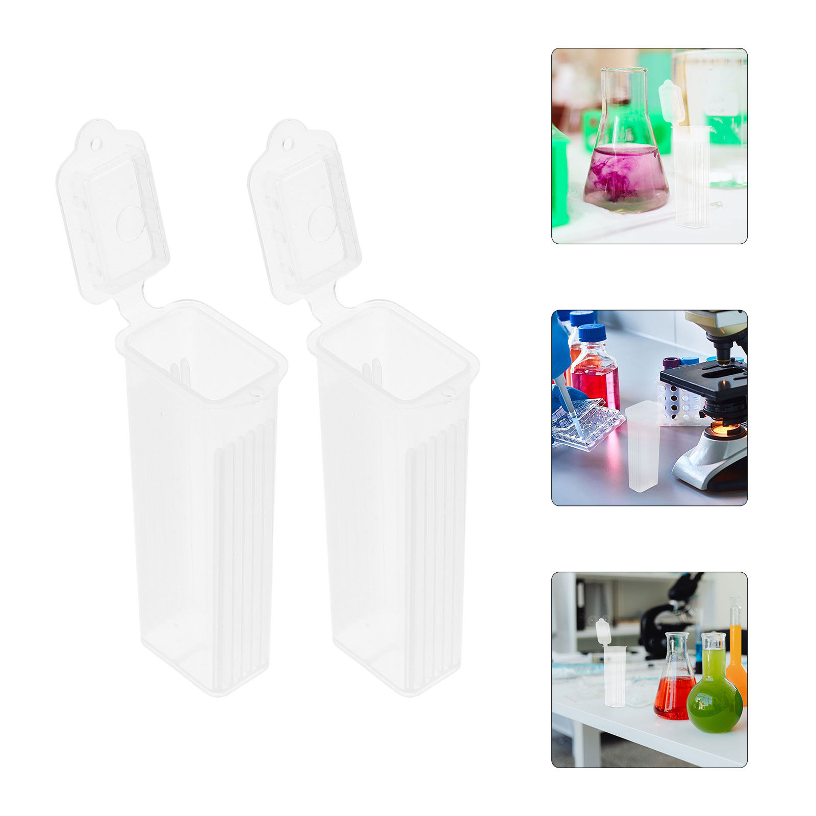 Pathology Slide Storage - 10 قطع من صناديق تخزين الشرائح