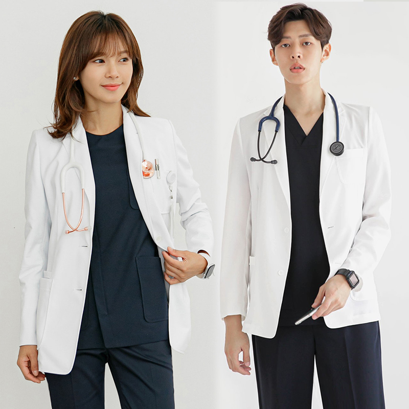 معطف مختبر للجنسين بأكمام طويل - مراجعة Medical Lab Years وسعره