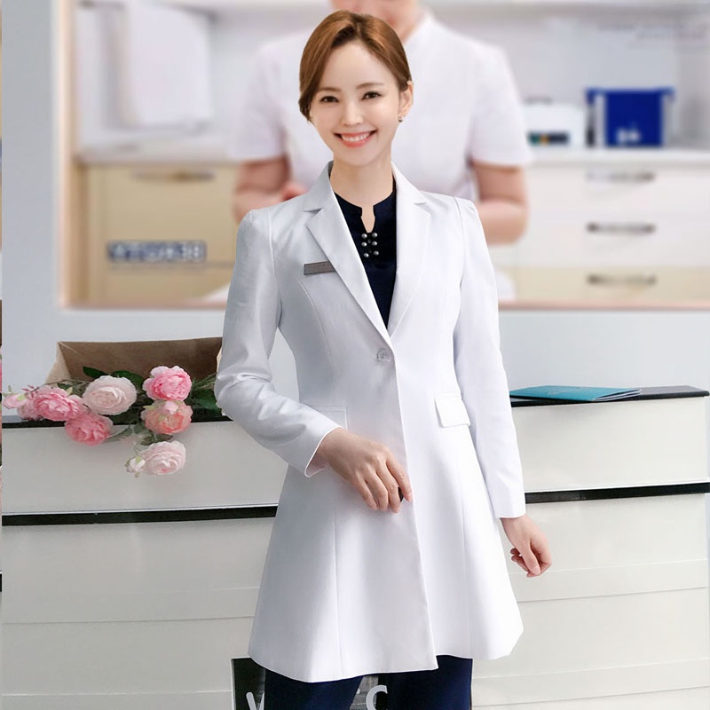 معطف مختبر أبيض بأكمام طويلة،  - مراجعة Medical Lab Years وسعره