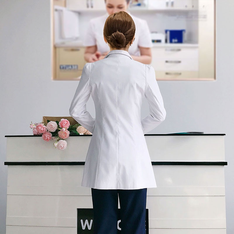 معطف مختبر أبيض بأكمام طويلة،  - مراجعة Medical Lab Years وسعره