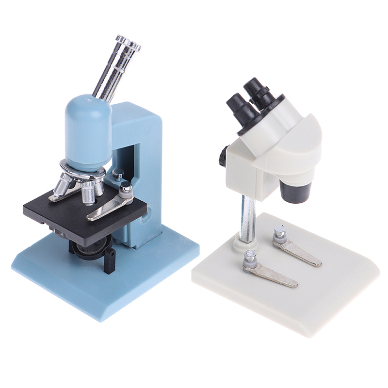 1 قطعة 1:12 دمية مصغرة المجهر  - مراجعة Medical Laboratory Technology وسعره
